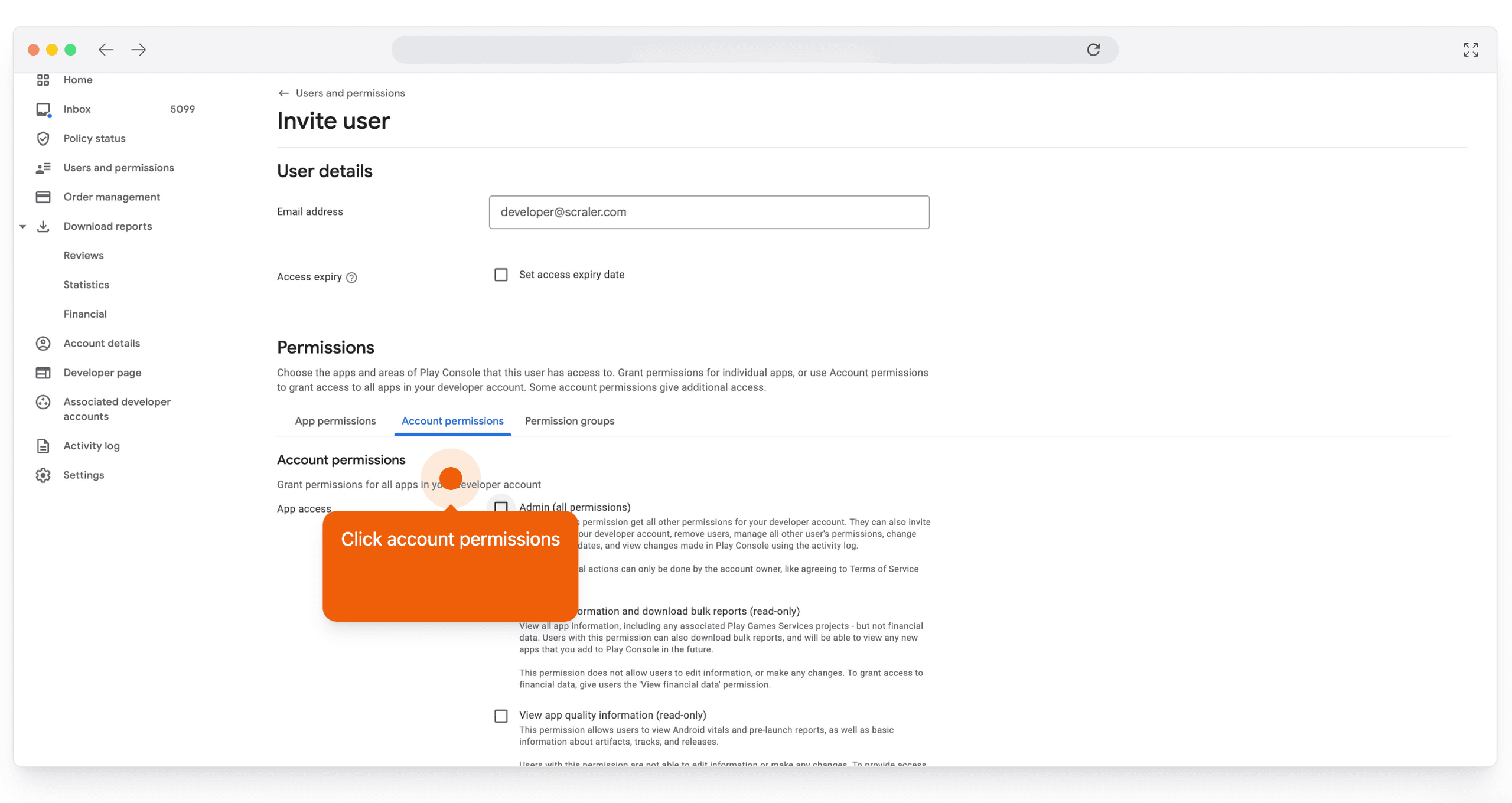 Admin role
