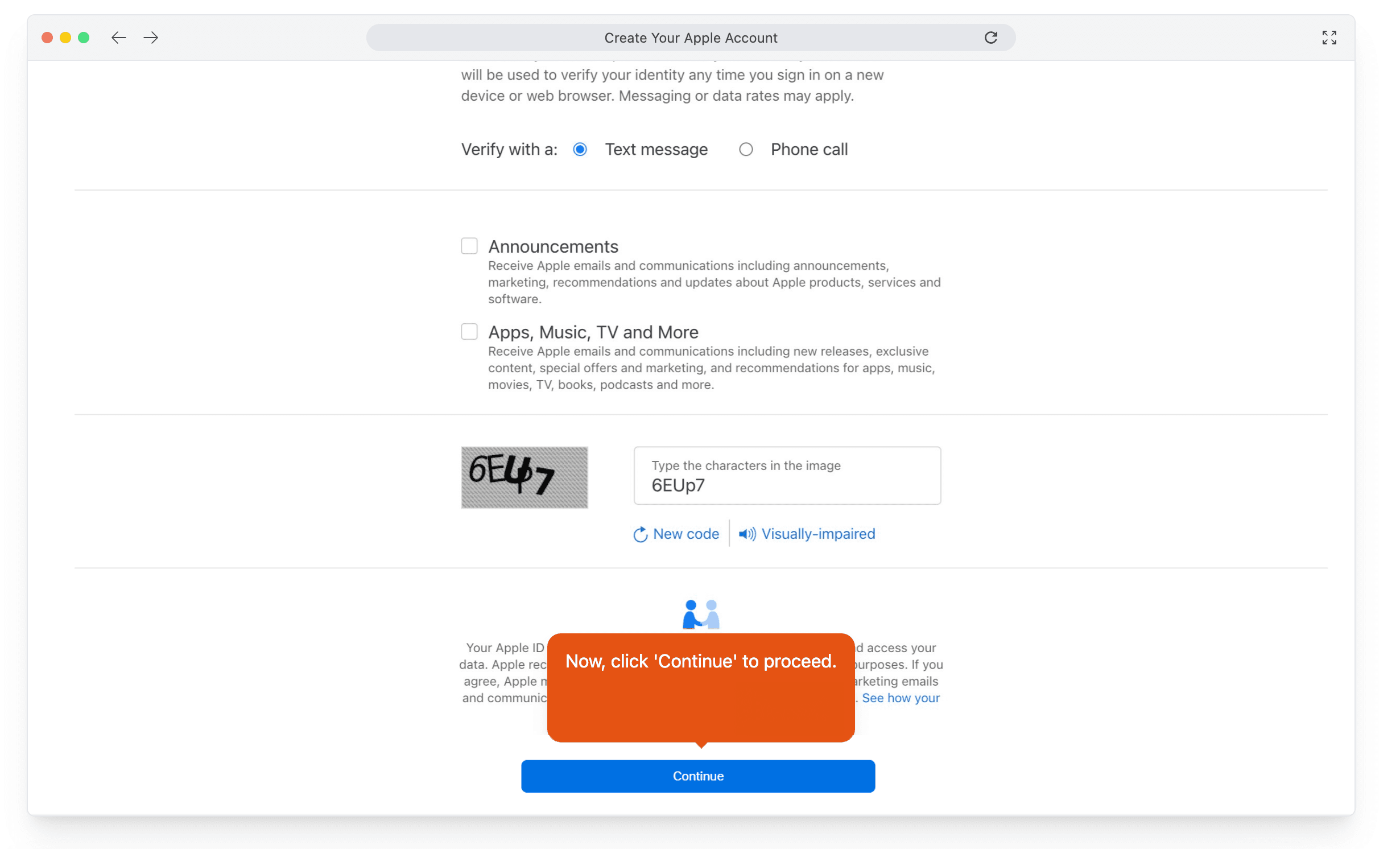 Email field