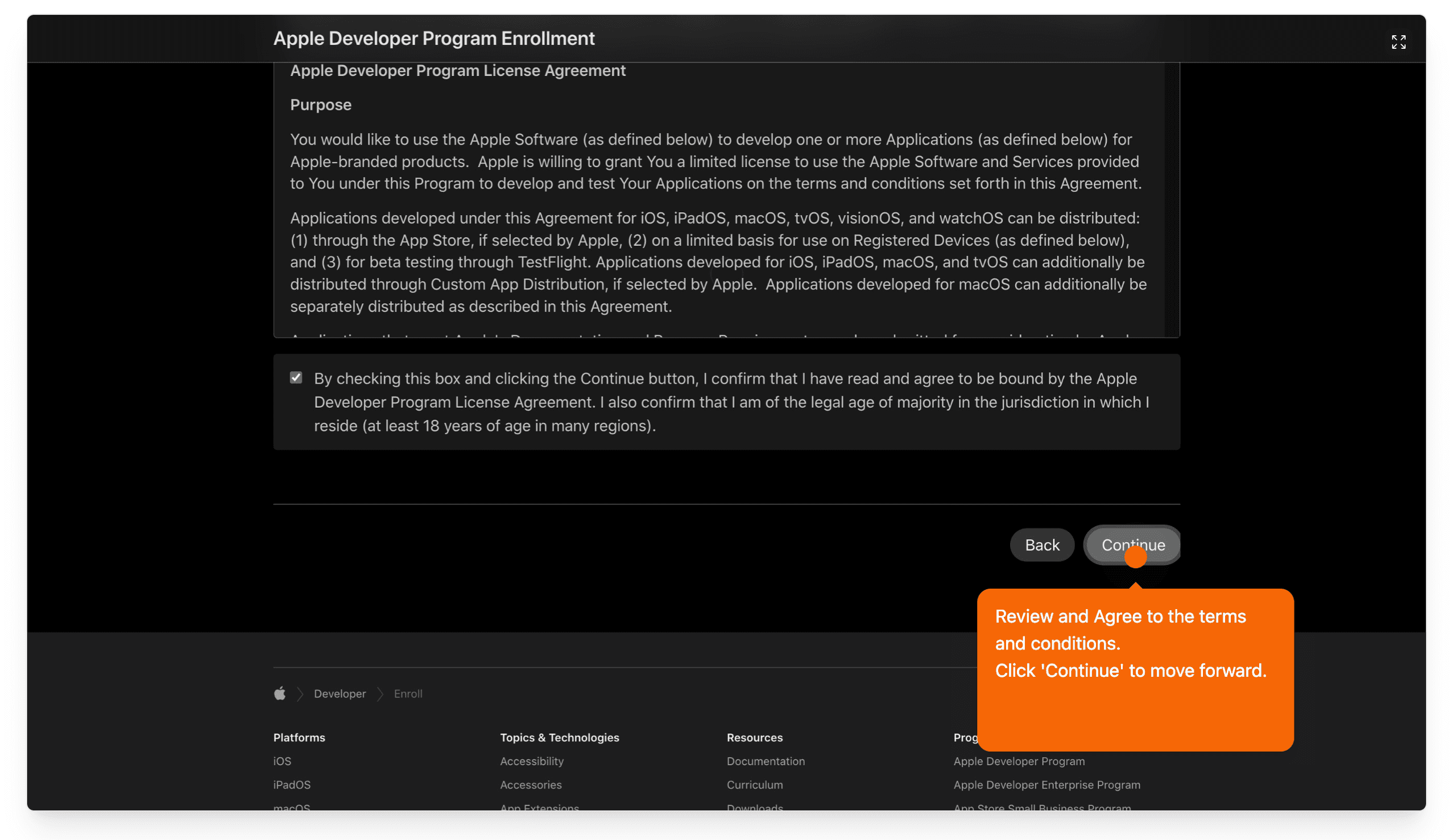 License agreement