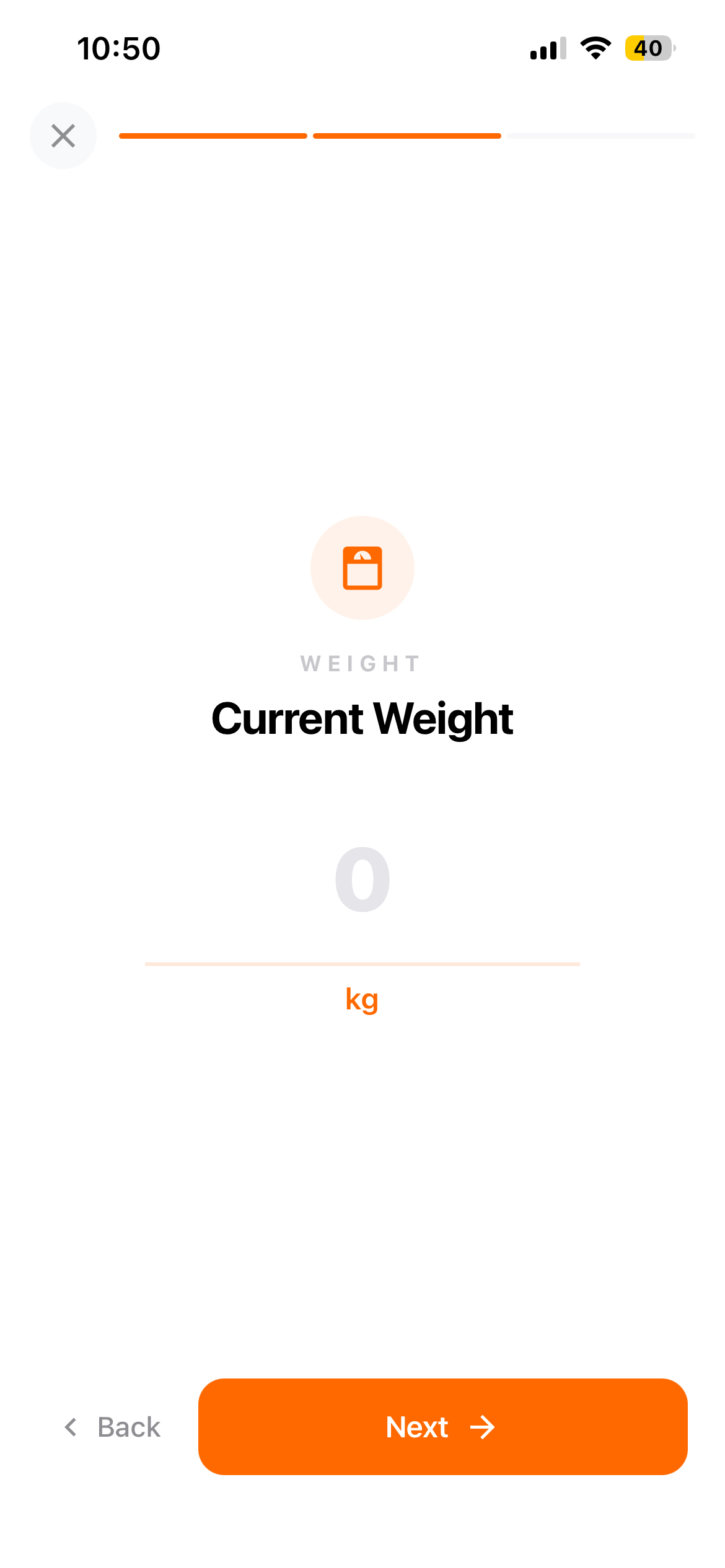 Client checkup form