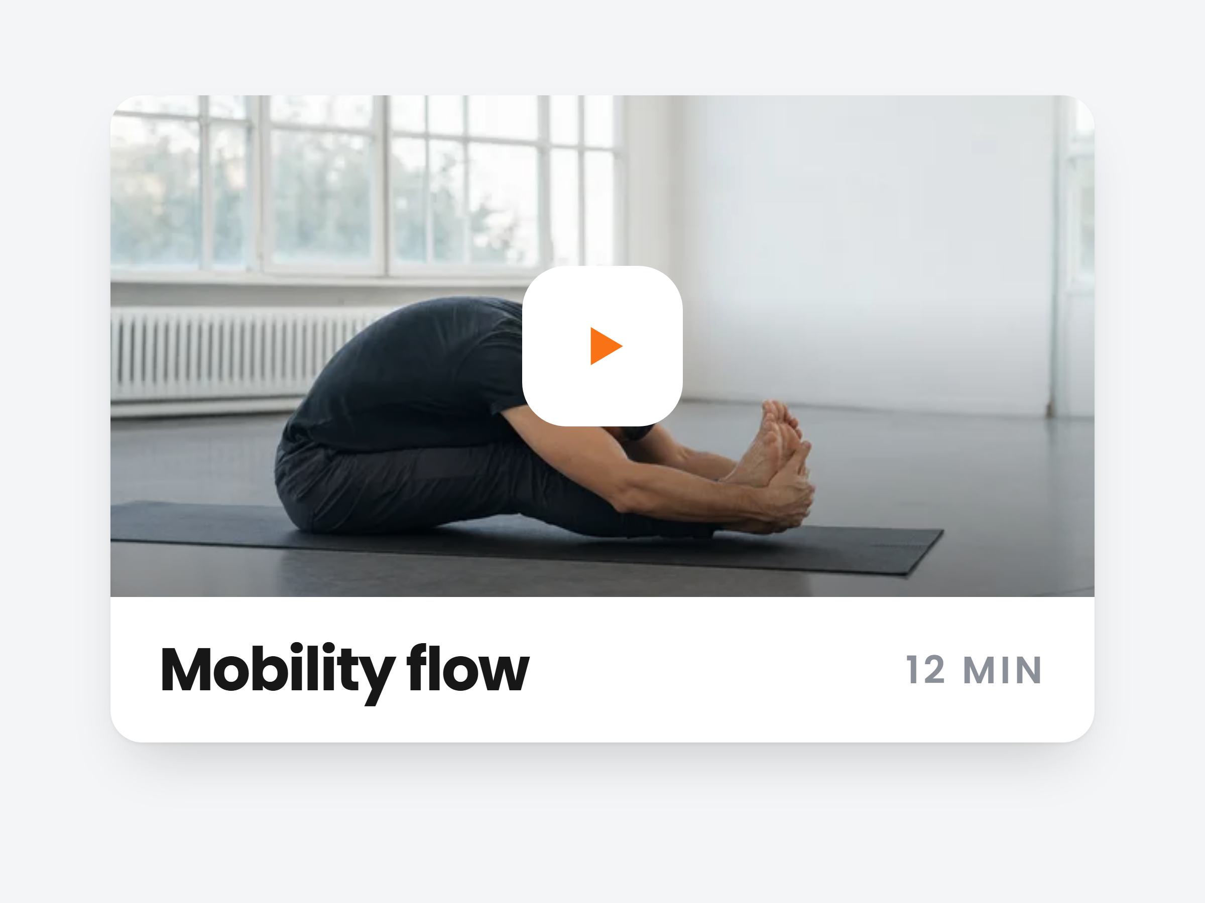 An on-demand mobility workout ready to play