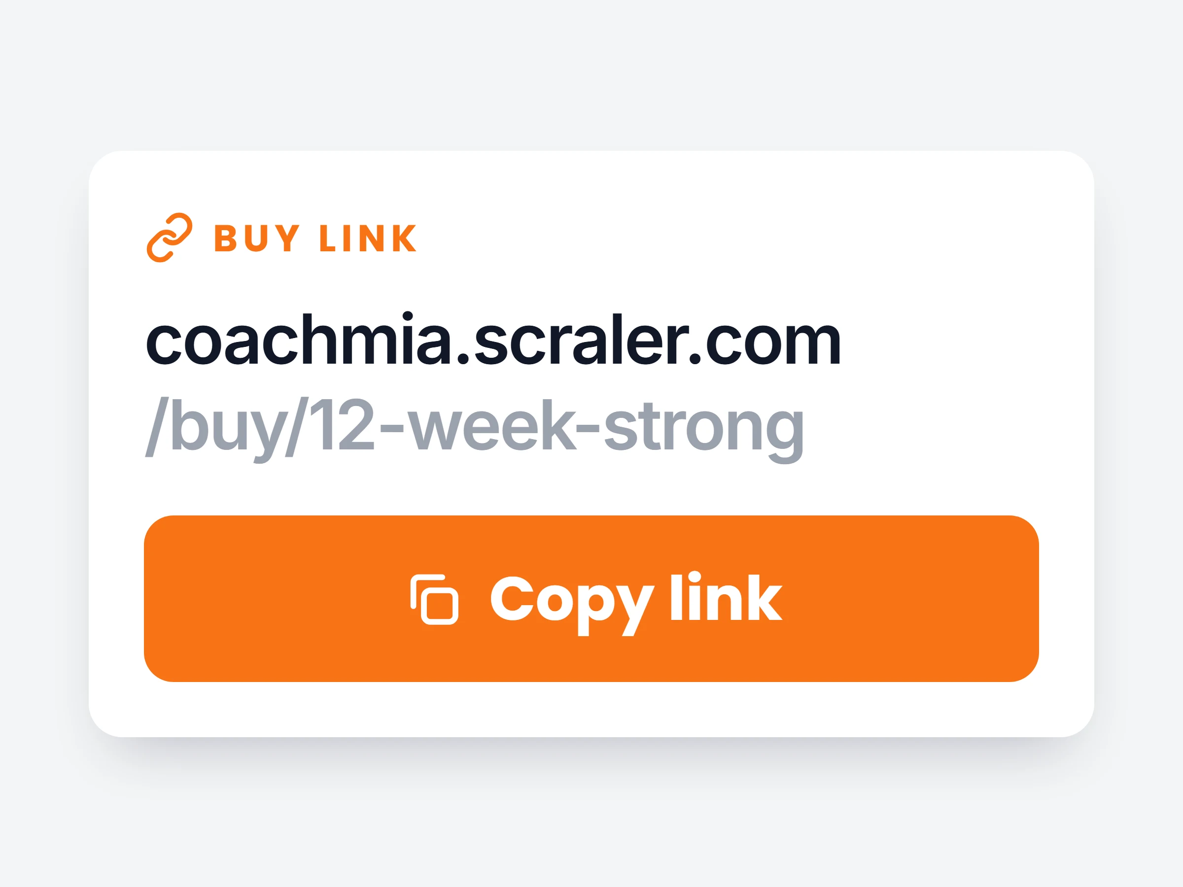 Product links: sell anything with one link