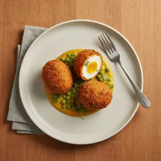 Lighter scotch eggs recipe photo