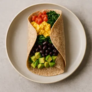 Breakfast burrito recipe photo