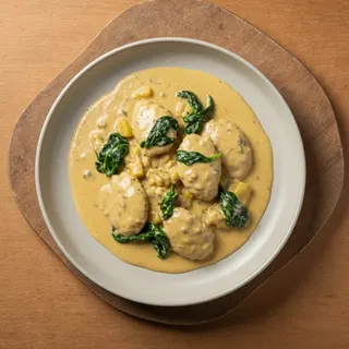 Creamy spinach chicken recipe photo